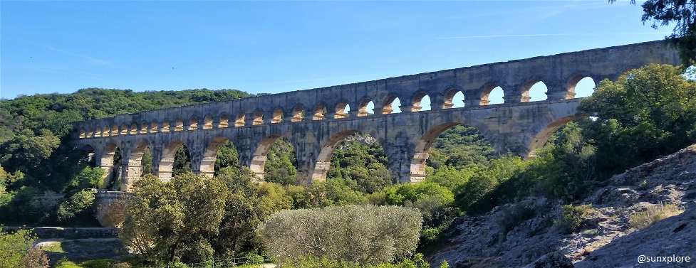 Une balade au Pont Du Gard, un aqueduc romain de plus de deux milles ans