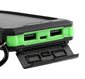 chargeur portable solaire de 30000 mah avec deux sortie USB